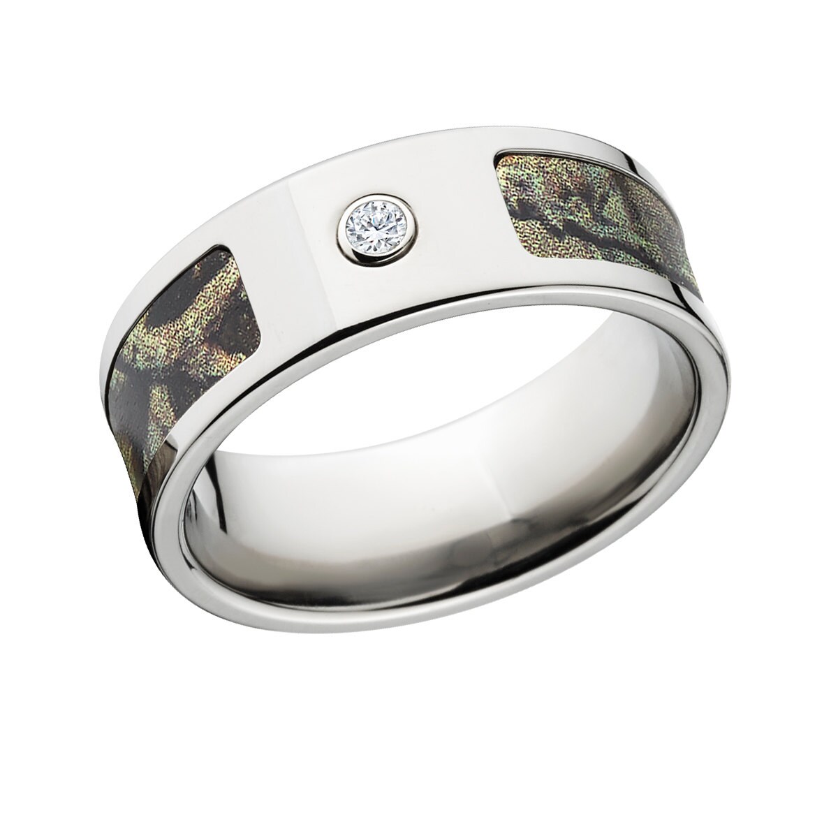 Buy NEW 8MM Flat Branded Mossy Oak Titanium Ring, Duck Pattern Online in  India - Etsy