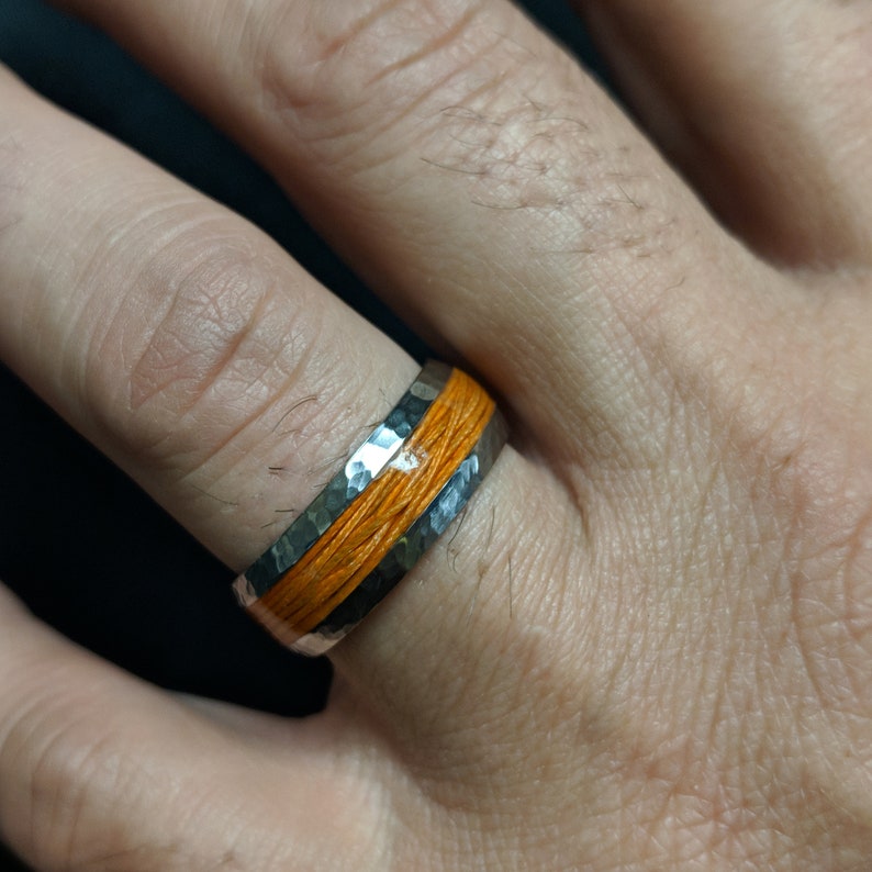 Titanium Fishing Line Ring Custom Made Bands Fly Fishing USA Etsy