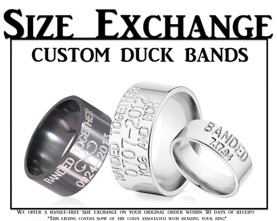 Duck Band Size Exchange -  Israel