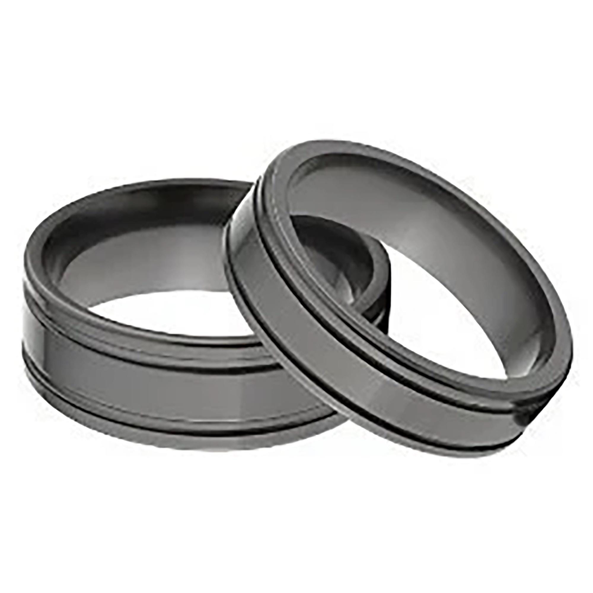 Xross Ring＋ES_PLATE 2個セット Diamond Crossover Loop Ring 1/2 ct tw 10K Tri-Tone Gold | Kay