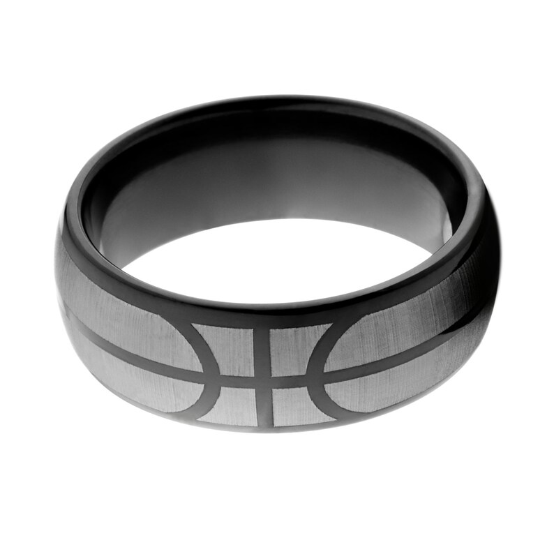 Sports Ring Basketball Ring Basketball Band Sports Gift Black Etsy
