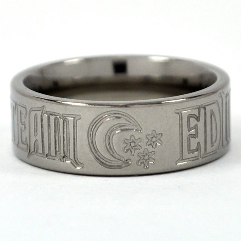 Team Edward Titanium Ring New VAMPIRE