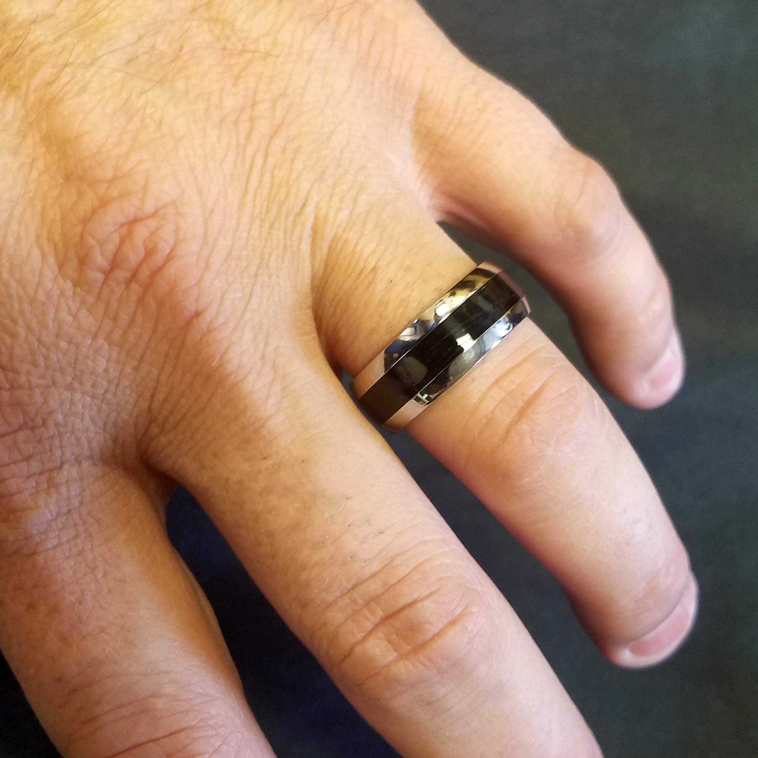 Titanium Fishing Line Ring Custom Made Bands Fly Fishing USA Etsy