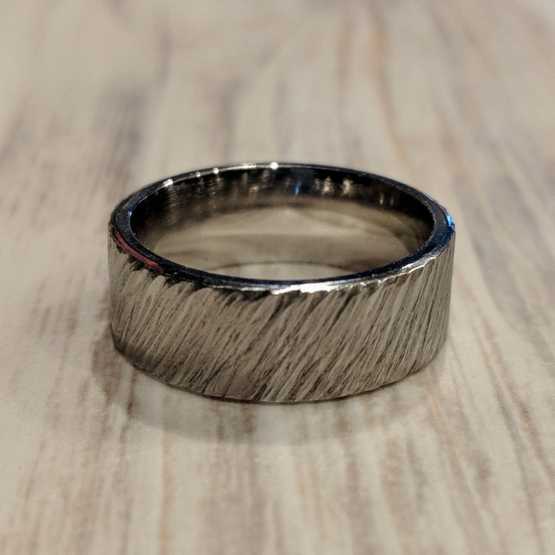 Mens Wedding Bands Cobalt Ring Cobalt Chrome Wedding Rings Comfort Fit Bands USA Made