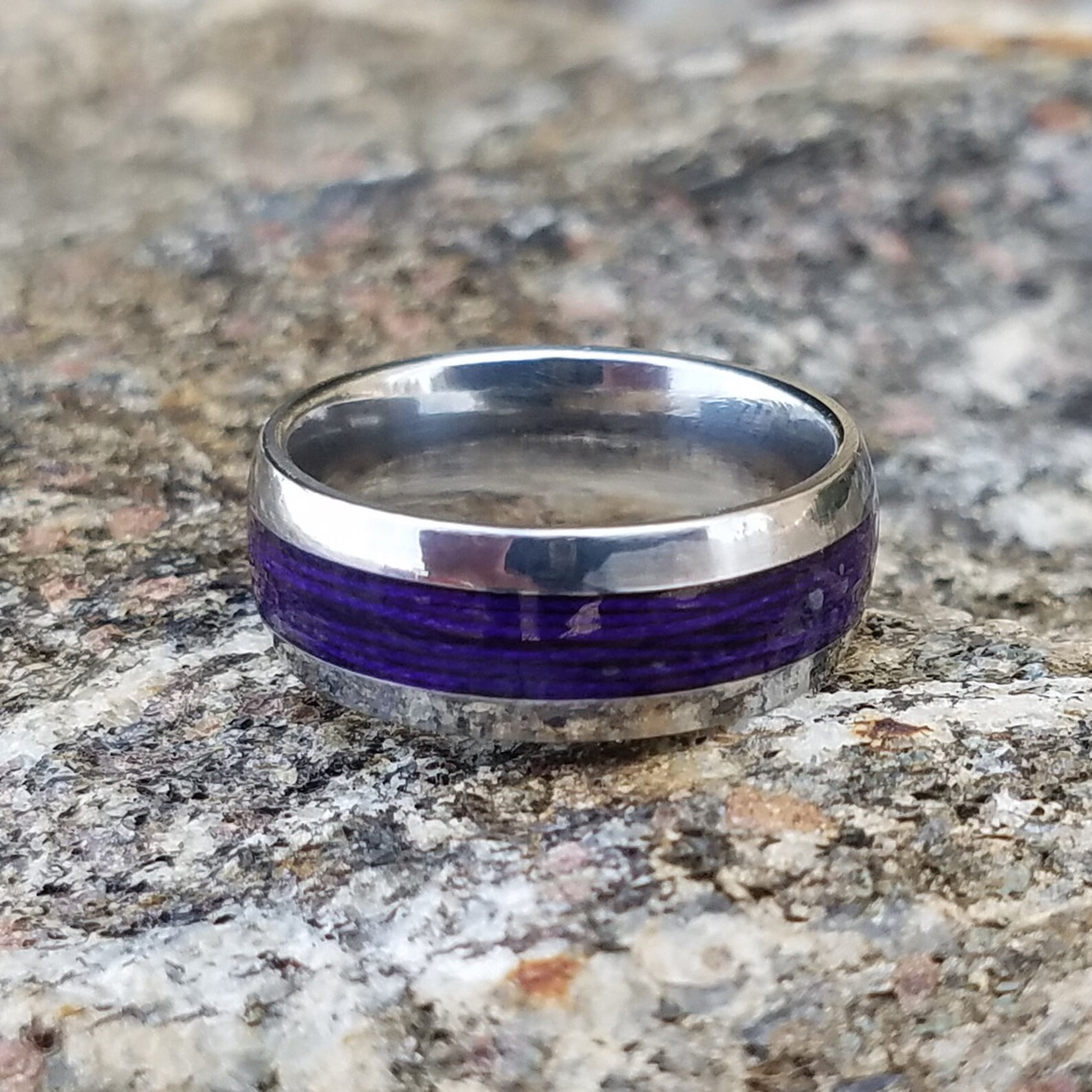 Titanium Fishing Line Ring Custom Made Bands Fly Fishing USA Etsy