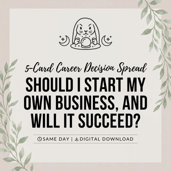 Business and Entrepreneurship tarot reading
