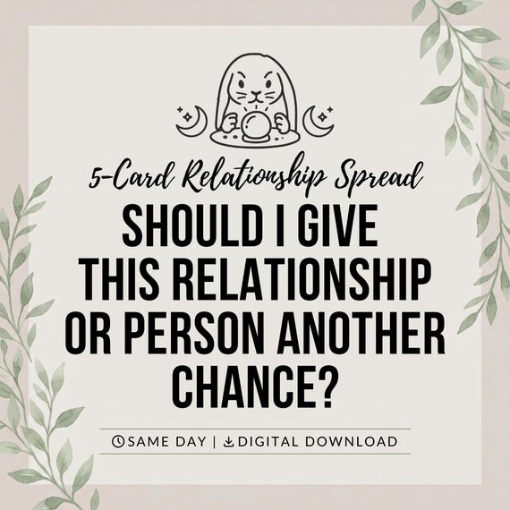 Second Chance tarot reading