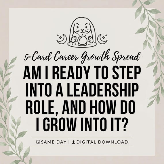 Leadership Path tarot reading