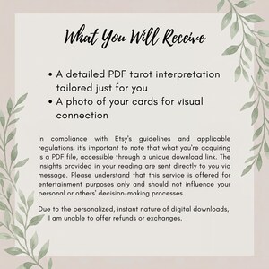 Long Distance Love Tarot Reading | 5-Card Relationship Spread (Digital Download) image 5