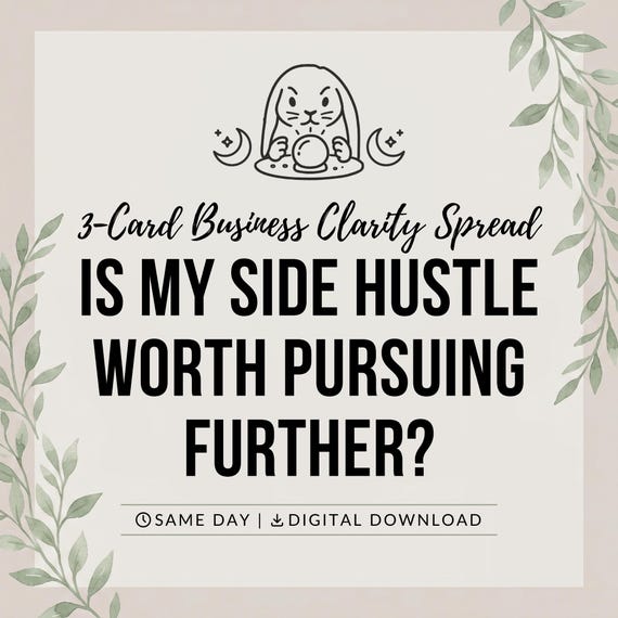 Side Hustle tarot reading
