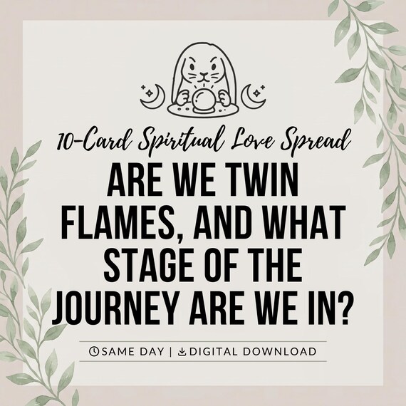Twin Flame Journey tarot reading