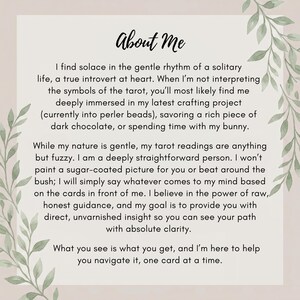Long Distance Love Tarot Reading | 5-Card Relationship Spread (Digital Download) image 3
