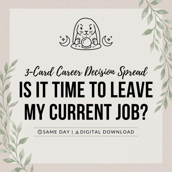 Should I Quit My Job? tarot reading