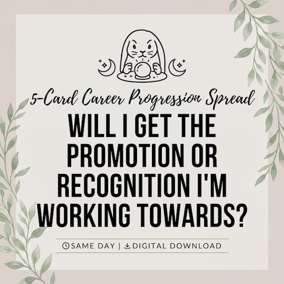 Promotion and Recognition tarot reading