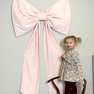 First Girl Birthday , Large Bow, Wedding, Party ,Baby Shower Decor ,Bridal Decor