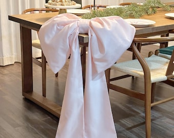 Large Pink Birthday Bow for table, Party Baby Shower Decor ,Bridal Decor