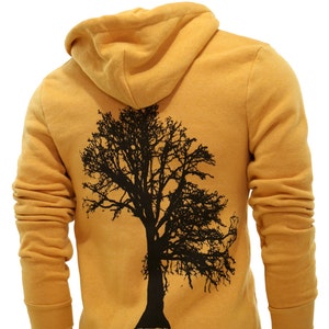 Oak Tree | Full Zip Fleece Hoodie | Soft Hoodie | Unisex | Sizes XS - 3XL