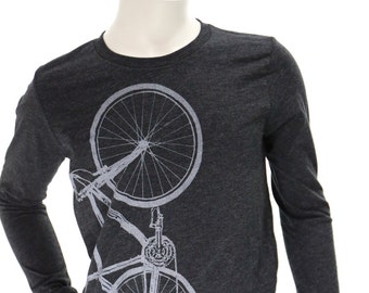 Bicycle | Youth Long sleeve T shirt | Soft Lightweight T Shirt |  Bike | Cyclist