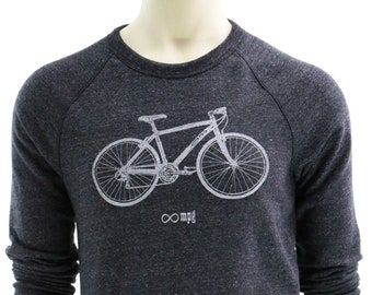 Bicycle | Soft crew neck sweatshirt | Infinite MPG | Unisex jumper | Sizes S - 3XL