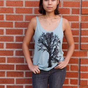 Oak tree | Side slit tank |  Soft Flowy top