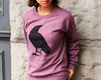 Crow | Crew neck Sweatshirt | Classic unisex sweatshirt | Raven bird | Sizes XS - 3XL