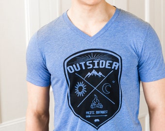 Outsider - PNW | Soft Lightweight T Shirt | Pacific Northwest Tshirt.