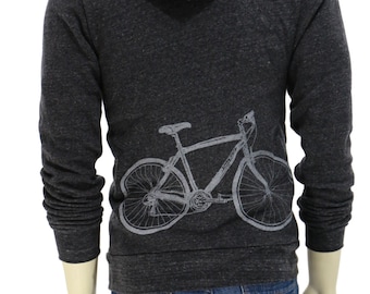 Bicycle | Soft Zipped up Hoodie | Unisex Sponge fleece full-zip
