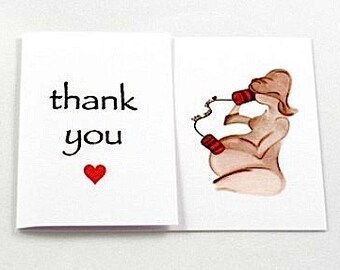 Baby Shower Thankyou Cards 10pk 'See You Soon'