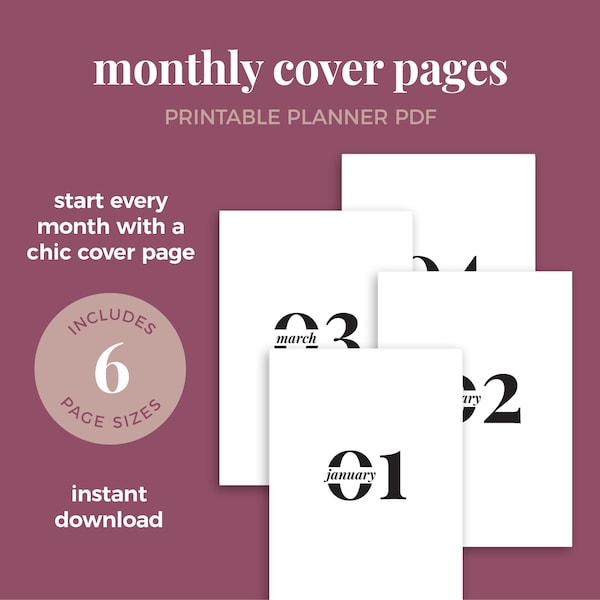 Happy Planner Dividers - Etsy