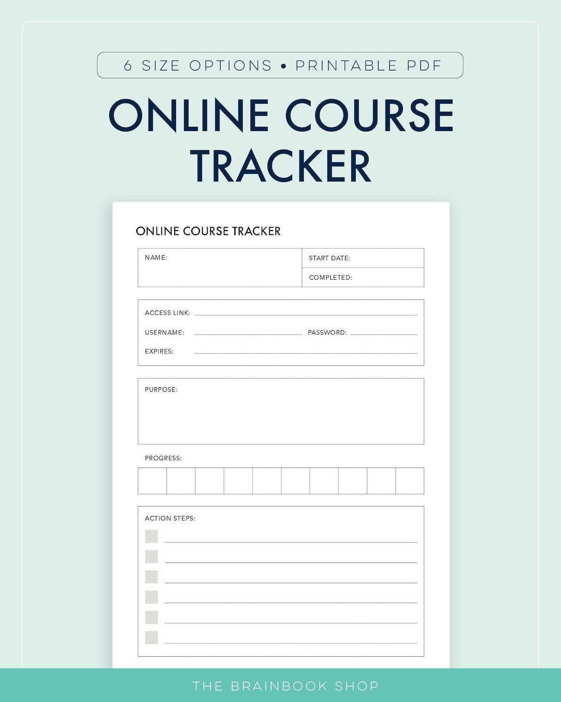 online course tarcker