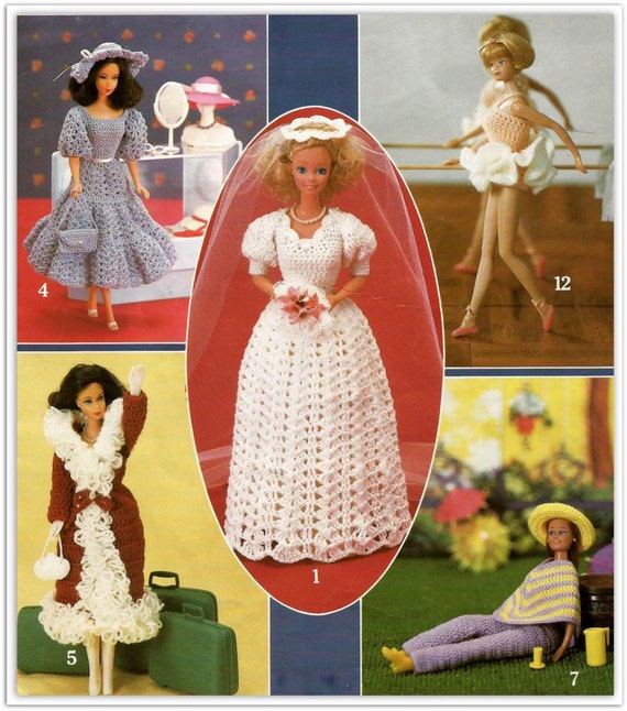barbie clothes patterns crochet