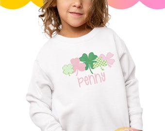 Lucky Clovers Kids Sweatshirt, St. Patty's Clover, Kids Lucky Sweatshirt