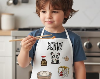 Personalized Kids Apron: Chef, Artist, Cooking Gift