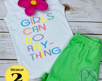 Girls Can Do Anything Summer Tank