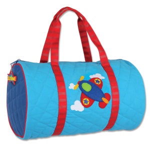 Personalized Kids Airplane Duffel Bag