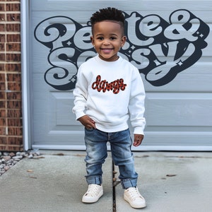 Team Spirit Shirts | Mini Football Sweatshirts | Mom Dad and Baby Outfits | Preppy Design Mommy and Me | Football Fan