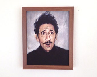 Adrien Brody as Dmitri - Grand Budapest Hotel Print - Portrait Painting - Wes Anderson - 8x10 11x14