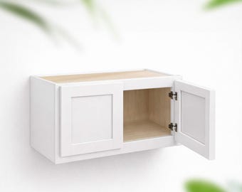 12Hx12D Double Door Wall Cabinet - Slant Shaker