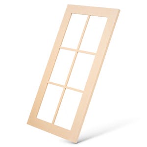 6-Light Grid Mullion Glass-Ready Cabinet Doors