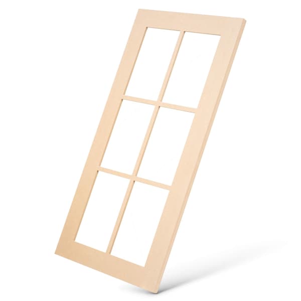 6-Light Grid Mullion Glass-Ready Cabinet Doors