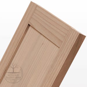 Alder Wood Shaker Cabinet Doors and Drawer fronts | Custom Solid Cabinet Doors for Kitchen & Bathroom | Unfinished, Stained, or Painted