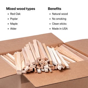 Burn Buddy Kindling Sticks: Natural Hardwood Fire Starter, 32 lb