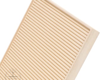 Custom Reeded MDF Cabinet Doors and Drawer Fronts | Fluted Slab Style | Unfinished, Primed, or Painted | Kitchen, Bath, Closet
