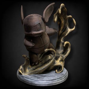 3D Printed Hand-Painted Wartortle Statue Decor Gift