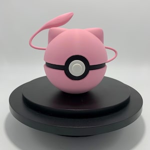 Mew Pokeball stampato in 3D, regalo, decorazione da collezione