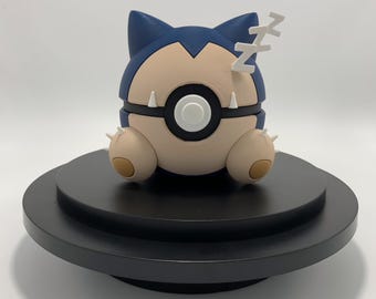 Snorlax 3D Printed Pokeball Design Gift Decor Collectable