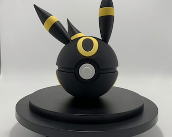 Umbreon 3D Printed Pokeball Design Gift Decor