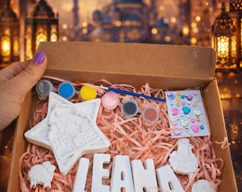 Verf je eigen Ramadan / Adha-namenset, Eid Star Craft, kinderkunstcadeau