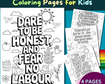 Robert Burns Quotes Colouring Pages for Kids: Burns Night Activity (PDF & JPG)