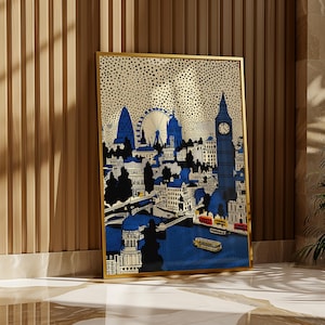 London England Wand Kunst Druck, Pop Art Modernes Plakat Reisegeschenk